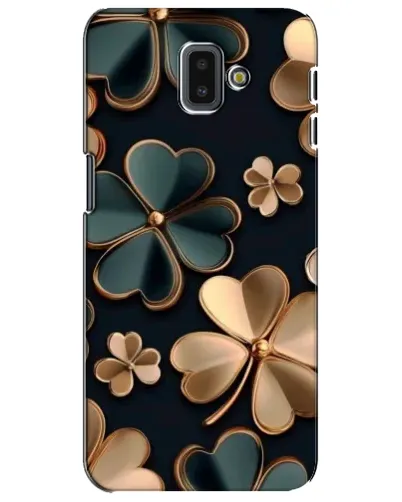 Чехол для Samsung Galaxy J6 Plus 2018 (J610) с картинкой «Клевер в золоте»