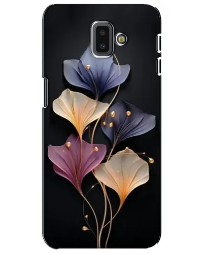Чехол для Samsung Galaxy J6 Plus 2018 (J610) с картинкой «Лиловые цветы грации»