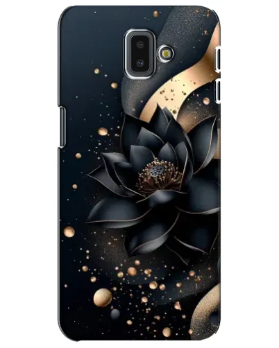 Чехол для Samsung Galaxy J6 Plus 2018 (J610) с картинкой «Черный лотос»