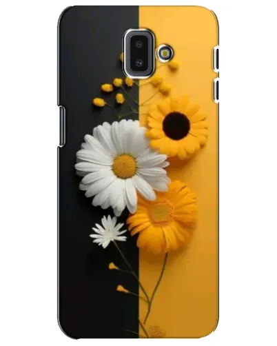Чехол для Samsung Galaxy J6 Plus 2018 (J610) с картинкой «Подсолнух и ромашка»