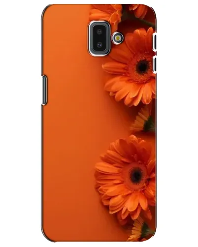 Чехол для Samsung Galaxy J6 Plus 2018 (J610) с картинкой «Оранжевые герберы»