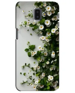 Чохол для Samsung Galaxy J6 Plus 2018 (J610) з картинкою «Гілка дрібних білих квітів» Чохол для Samsung Galaxy J6 Plus 2018 (J610) з картинкою «Гілка дрібних білих квітів»