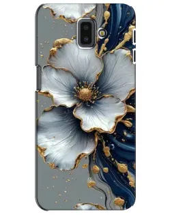 Чохол для Samsung Galaxy J6 Plus 2018 (J610) з картинкою «Біла квітка та золотий флюїд» Чохол для Samsung Galaxy J6 Plus 2018 (J610) з картинкою «Біла квітка та золотий флюїд»