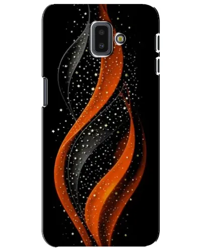 Чехол для Samsung Galaxy J6 Plus 2018 (J610) с картинкой «Огненная звездная волна»