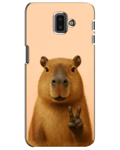 Чохол для Samsung Galaxy J6 Plus 2018 (J610) з картинкою «Капібара вікторія»