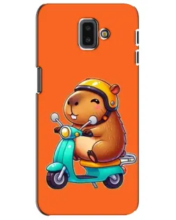 Чохол для Samsung Galaxy J6 Plus 2018 (J610) з картинкою «Капібара на скутері» Чохол для Samsung Galaxy J6 Plus 2018 (J610) з картинкою «Капібара на скутері»