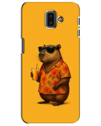 Чохол для Samsung Galaxy J6 Plus 2018 (J610) з картинкою «Капібара на відпочинку»