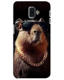 Чохол для Samsung Galaxy J6 Plus 2018 (J610) з картинкою «Капібара золотий ланцюг» Чохол для Samsung Galaxy J6 Plus 2018 (J610) з картинкою «Капібара золотий ланцюг»