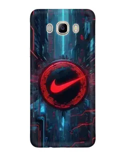 Чехол для Samsung Galaxy J7 2016 (J710, J7108) с картинкой «Техногенный стиль Nike»