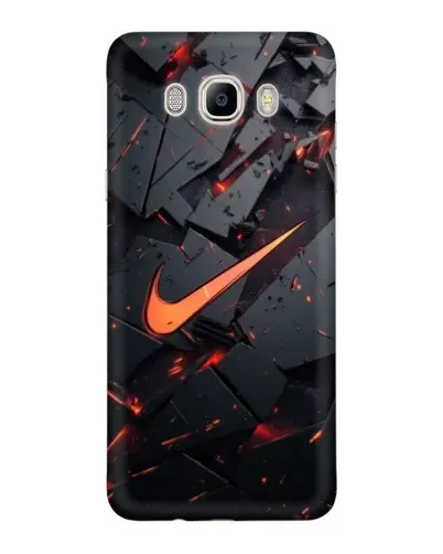 Чехол для Samsung Galaxy J7 2016 (J710, J7108) с картинкой «Nike — эффект разломов»