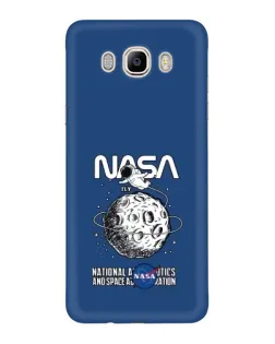 Чехол для Samsung Galaxy J7 2016 (J710, J7108) с картинкой «NASA — лунная миссия»