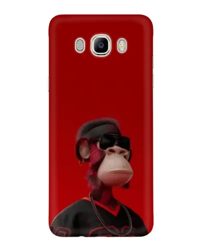 Чехол для Samsung Galaxy J7 2016 (J710, J7108) с картинкой «Bored Ape в красном»