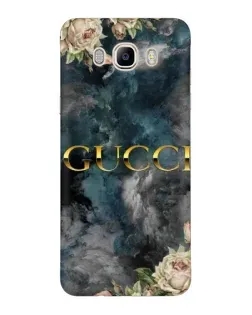 Чехол для Samsung Galaxy J7 2016 (J710, J7108) с картинкой «Абстрактные цветы Gucci»