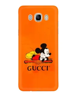 Чохол для Samsung Galaxy J7 2016 (J710, J7108) з картинкою «Міккі Маус Gucci — помаранч»
