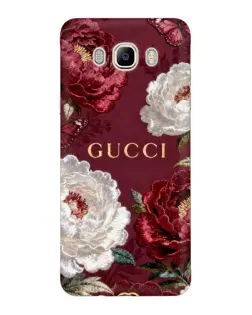 Чохол для Samsung Galaxy J7 2016 (J710, J7108) з картинкою «Gucci — бордові троянди»