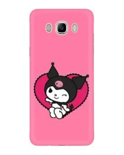 Чехол для Samsung Galaxy J7 2016 (J710, J7108) с картинкой «Kuromi — любовь в сердце»