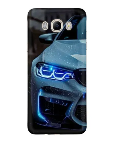Чехол для Samsung Galaxy J7 2016 (J710, J7108) с картинкой «Взгляд BMW с синими фарами» Чехол для Samsung Galaxy J7 2016 (J710, J7108) с картинкой «Взгляд BMW с синими фарами»