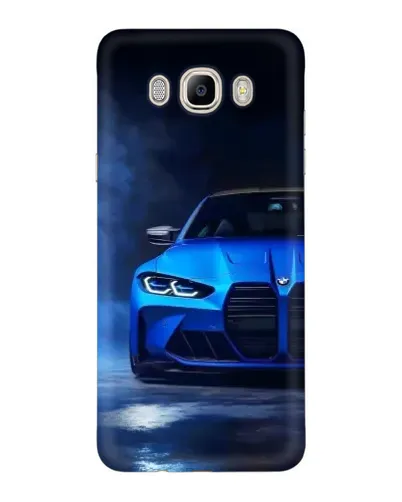 Чехол для Samsung Galaxy J7 2016 (J710, J7108) с картинкой «Голубая BMW M4» Чехол для Samsung Galaxy J7 2016 (J710, J7108) с картинкой «Голубая BMW M4»
