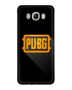 Чехол для Samsung Galaxy J7 2016 (J710, J7108) с картинкой «PUBG — рамка лого»