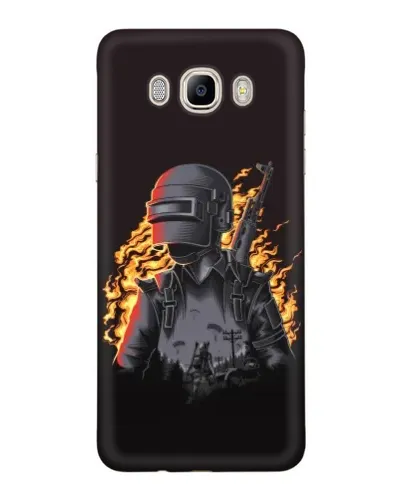 Чехол для Samsung Galaxy J7 2016 (J710, J7108) с картинкой «PUBG — огненный силуэт» Чехол для Samsung Galaxy J7 2016 (J710, J7108) с картинкой «PUBG — огненный силуэт»