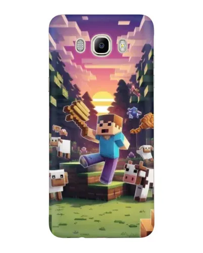 Чехол для Samsung Galaxy J7 2016 (J710, J7108) с картинкой «Стив на ферме» Чехол для Samsung Galaxy J7 2016 (J710, J7108) с картинкой «Стив на ферме»