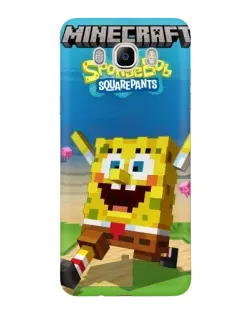 Чохол для Samsung Galaxy J7 2016 (J710, J7108) з картинкою «Губка Боб Minecraft»