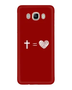 Чохол для Samsung Galaxy J7 2016 (J710, J7108) з картинкою «Рівняння любові»