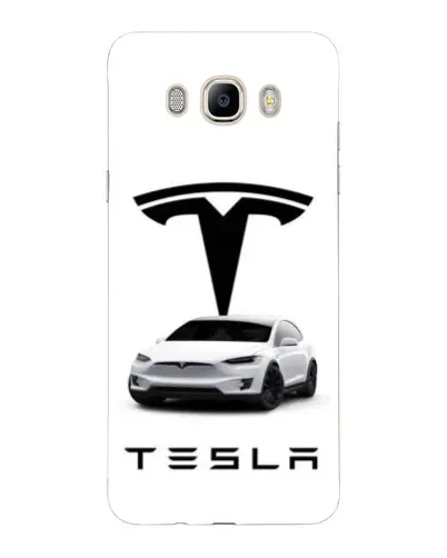 Чехол для Samsung Galaxy J7 2016 (J710, J7108) с картинкой «Tesla White Style»