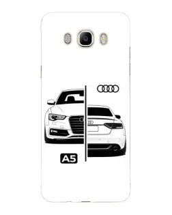 Чехол для Samsung Galaxy J7 2016 (J710, J7108) с картинкой «Audi — контрастный дизайн»