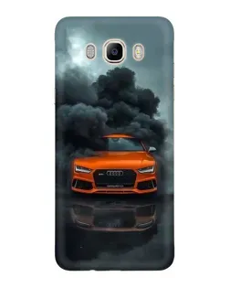 Чехол для Samsung Galaxy J7 2016 (J710, J7108) с картинкой «Audi в облаках дыма»