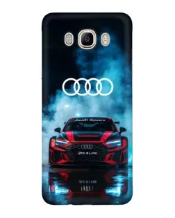 Чехол для Samsung Galaxy J7 2016 (J710, J7108) с картинкой «Audi Sport — неон»