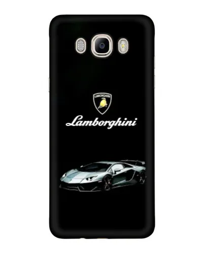 Чехол для Samsung Galaxy J7 2016 (J710, J7108) с картинкой «Логотип Lamborghini классика»