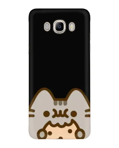 Чехол для Samsung Galaxy J7 2016 (J710, J7108) с картинкой «Пушин на черном»