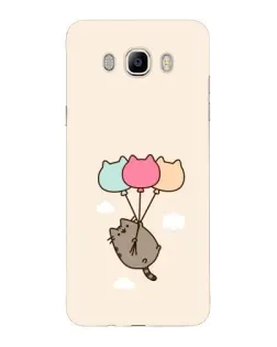 Чехол для Samsung Galaxy J7 2016 (J710, J7108) с картинкой «Пушин на шариках»