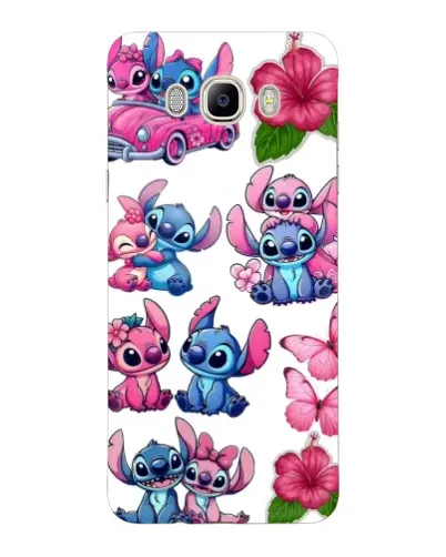 Чохол для Samsung Galaxy J7 2016 (J710, J7108) з картинкою «Стікери Stitch та Angel»