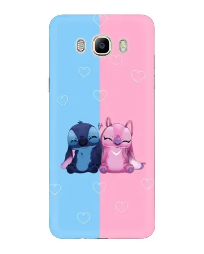 Чохол для Samsung Galaxy J7 2016 (J710, J7108) з картинкою «Stitch та Angel Love»