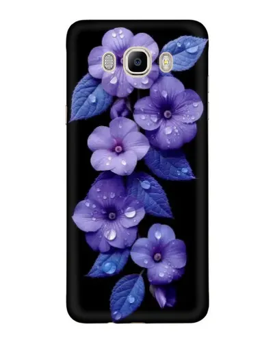 Чехол для Samsung Galaxy J7 2016 (J710, J7108) с картинкой «Фиолетовые цветы с росою» Чехол для Samsung Galaxy J7 2016 (J710, J7108) с картинкой «Фиолетовые цветы с росою»