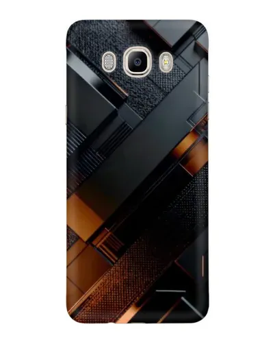 Чехол для Samsung Galaxy J7 2016 (J710, J7108) с картинкой «Черные геометрические блоки» Чехол для Samsung Galaxy J7 2016 (J710, J7108) с картинкой «Черные геометрические блоки»