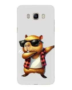 Чехол для Samsung Galaxy J7 2016 (J710, J7108) с картинкой «Капибара рэпер даб»