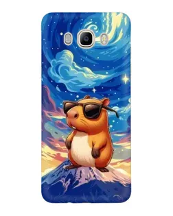 Чехол для Samsung Galaxy J7 2016 (J710, J7108) с картинкой «Капибара Ван Гога»