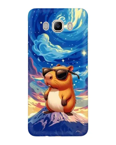 Чехол для Samsung Galaxy J7 2016 (J710, J7108) с картинкой «Капибара Ван Гога»