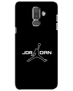 Чехол для Samsung Galaxy J8 2018 (J810) с картинкой «Nike Pink Swirl»