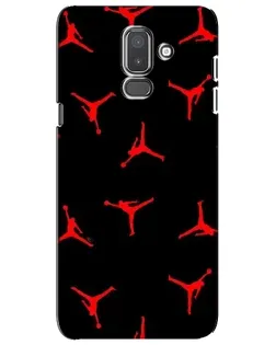 Чехол для Samsung Galaxy J8 2018 (J810) с картинкой «Jordan Red Pattern» Чехол для Samsung Galaxy J8 2018 (J810) с картинкой «Jordan Red Pattern»