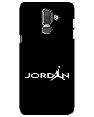 Чехол для Samsung Galaxy J8 2018 (J810) с картинкой «Jordan White Logo»