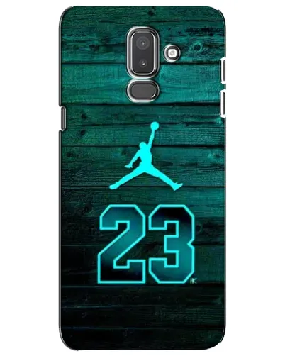 Чехол для Samsung Galaxy J8 2018 (J810) с картинкой «Jordan Cyan 23»