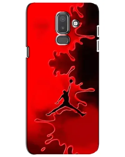Чехол для Samsung Galaxy J8 2018 (J810) с картинкой «Jordan Red Smoke»