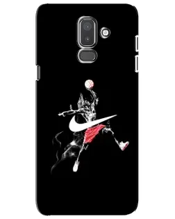 Чехол для Samsung Galaxy J8 2018 (J810) с картинкой «Jordan Jumpman»