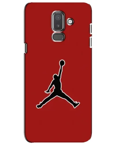 Чехол для Samsung Galaxy J8 2018 (J810) с картинкой «Jordan Red Back»