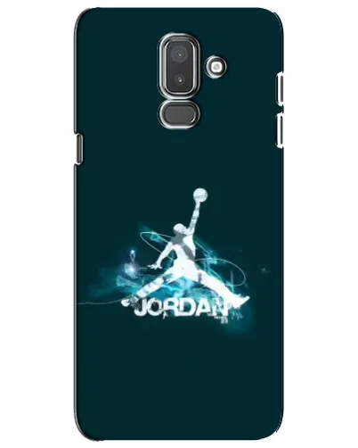 Чехол для Samsung Galaxy J8 2018 (J810) с картинкой «Jordan Blue Fire»