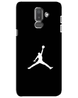 Чехол для Samsung Galaxy J8 2018 (J810) с картинкой «Jordan Silhouette»